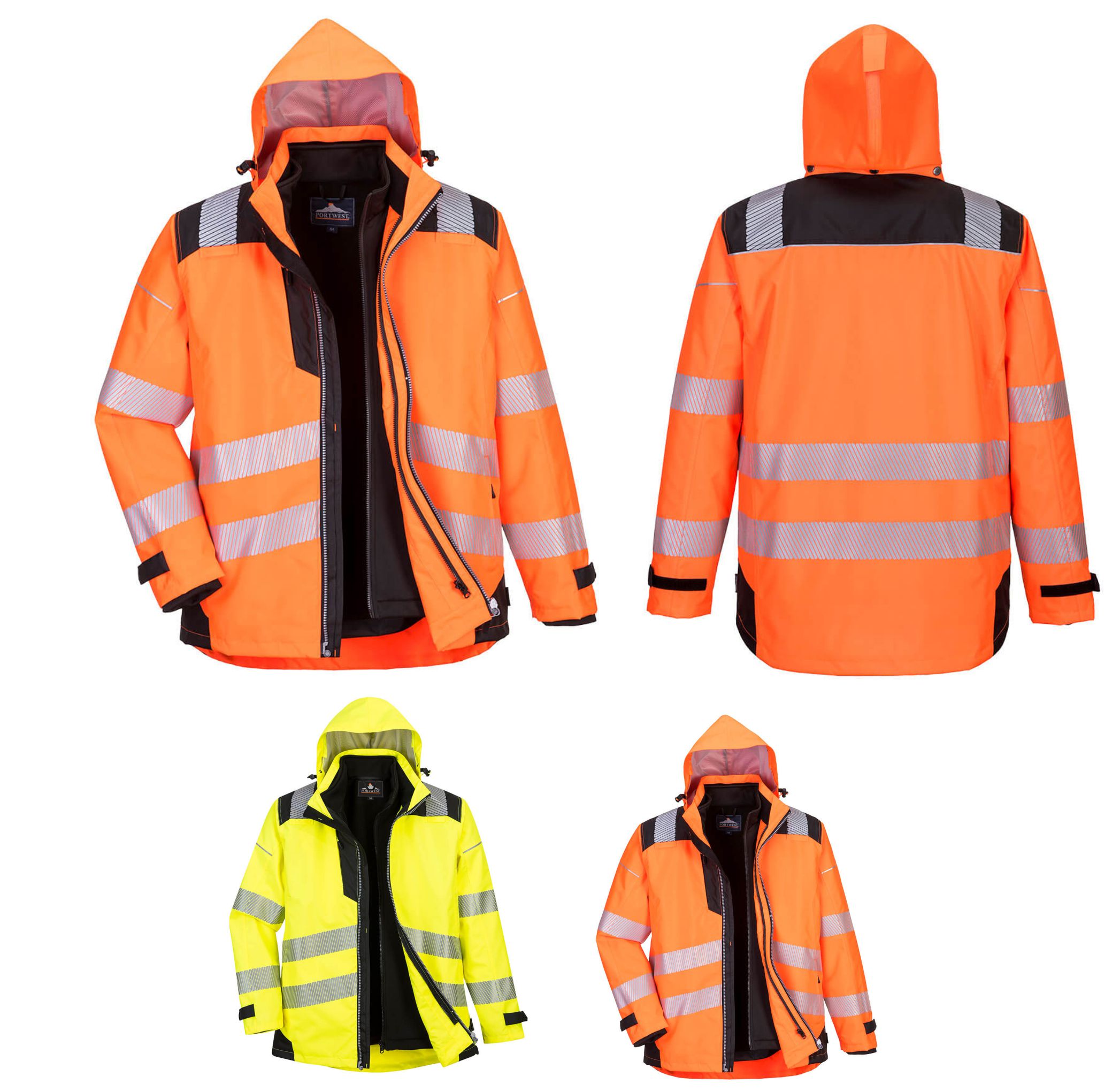 Portwest PW365 3 in 1 Jacket - Click Image to Close